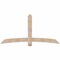 Ekena Millwork Bellingham Smooth Timber Gable Bracket, Douglas Fir, 84"W x 42"H x 5 1/2"D x 5 1/2"F, 12/12 Pitch GBW084X42X0606BEL00SDF - alternate 1